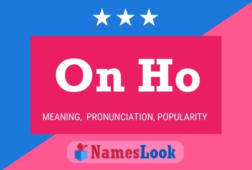 On Ho Name Poster