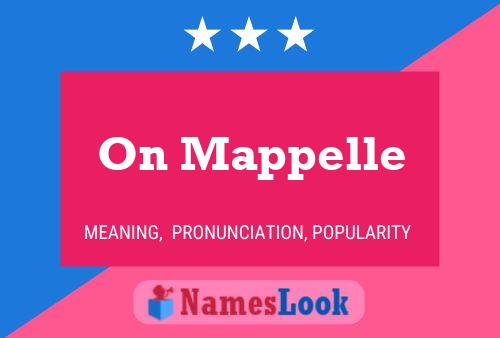 On Mappelle Name Poster