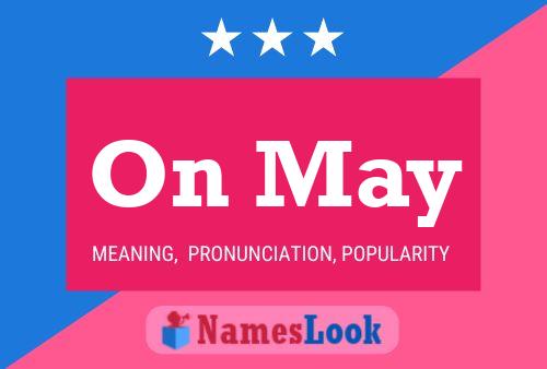 On May Name Poster