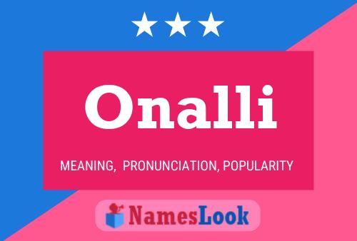 Onalli Name Poster