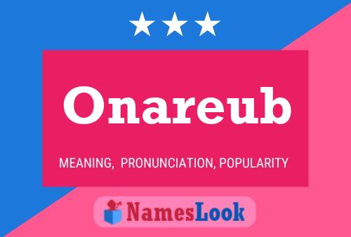 Onareub Name Poster