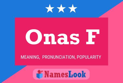 Onas F Name Poster