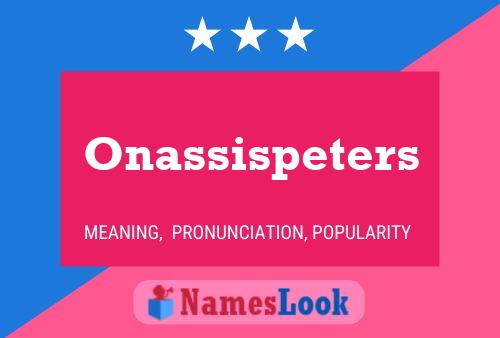 Onassispeters Name Poster