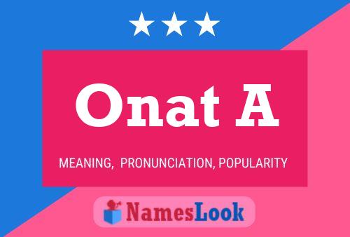 Onat A Name Poster