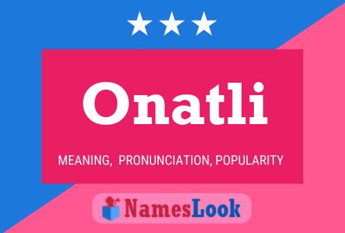 Onatli Name Poster