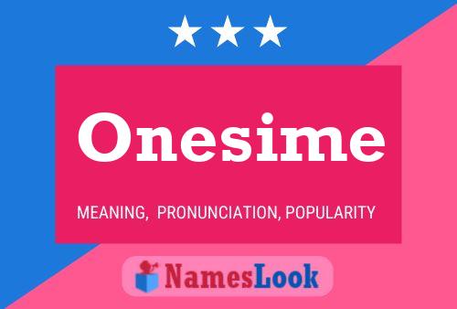 Onesime Name Poster