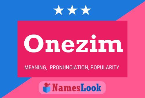 Onezim Name Poster