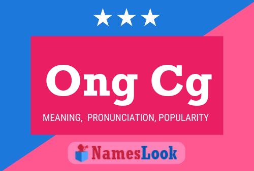 Ong Cg Name Poster