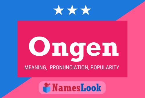 Ongen Name Poster