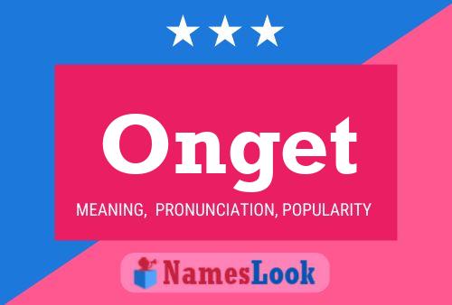 Onget Name Poster