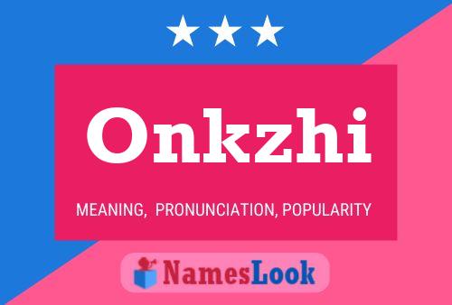 Onkzhi Name Poster