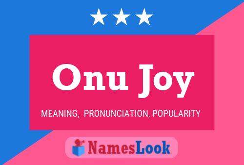 Onu Joy Name Poster