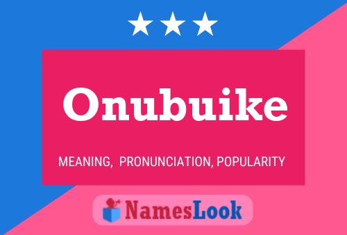 Onubuike Name Poster