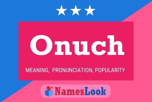 Onuch Name Poster