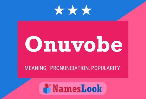 Onuvobe Name Poster