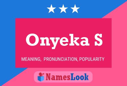 Onyeka S Name Poster