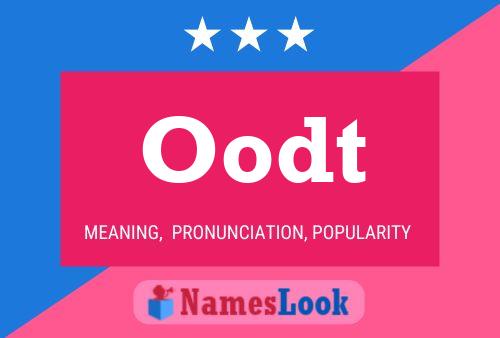 Oodt Name Poster