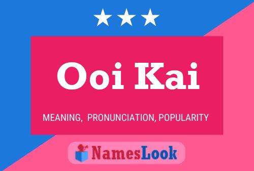 Ooi Kai Name Poster