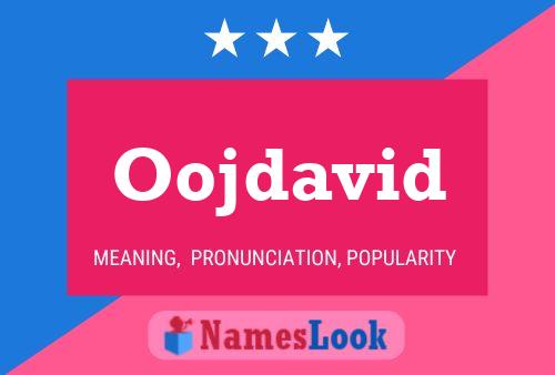 Oojdavid Name Poster