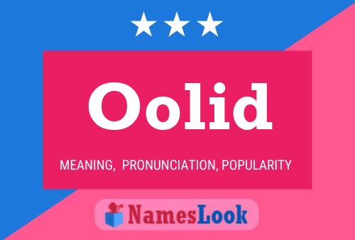 Oolid Name Poster