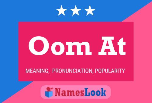 Oom At Name Poster