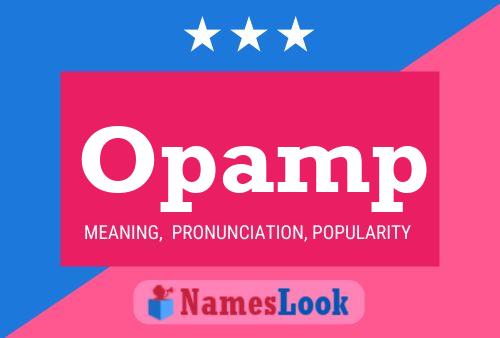 Opamp Name Poster