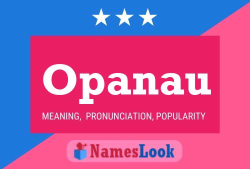 Opanau Name Poster