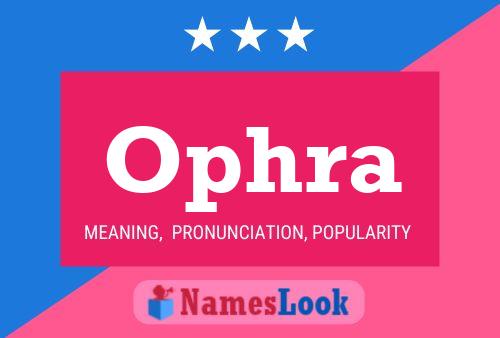 Ophra Name Poster