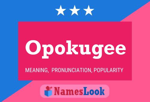 Opokugee Name Poster