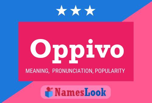 Oppivo Name Poster