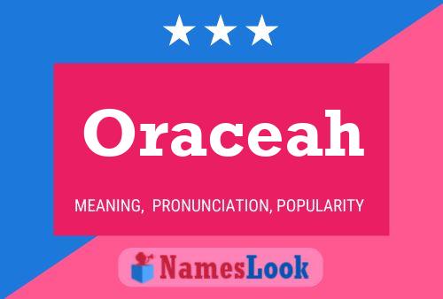 Oraceah Name Poster