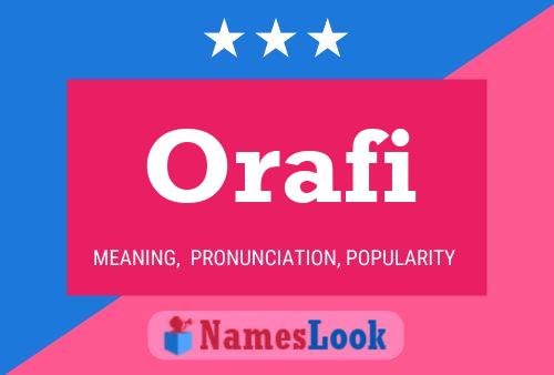 Orafi Name Poster