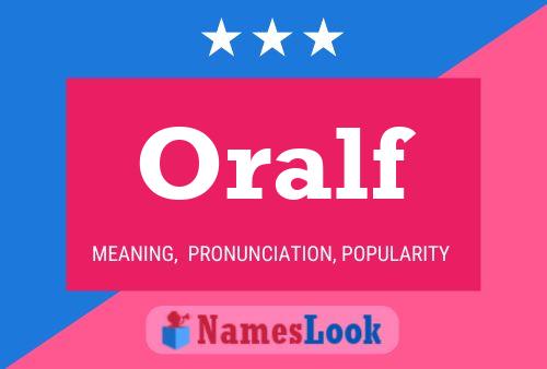 Oralf Name Poster