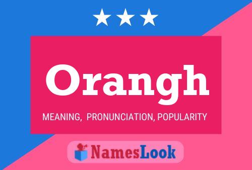 Orangh Name Poster