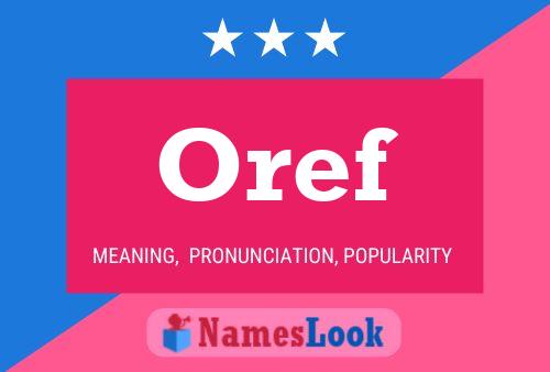 Oref Name Poster