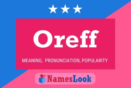 Oreff Name Poster