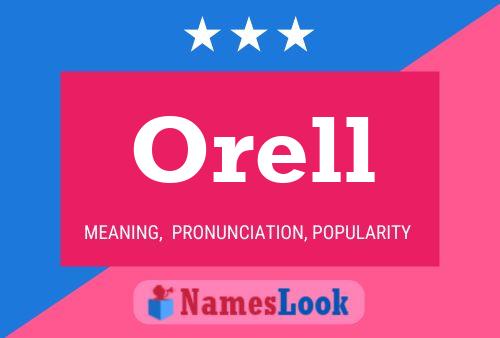 Orell Name Poster