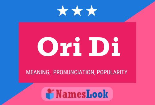 Ori Di Name Poster