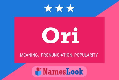 Ori Name Poster