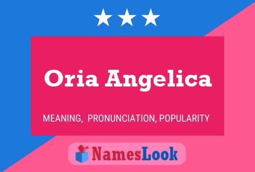 Oria Angelica Name Poster