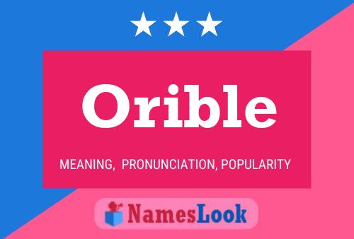 Orible Name Poster