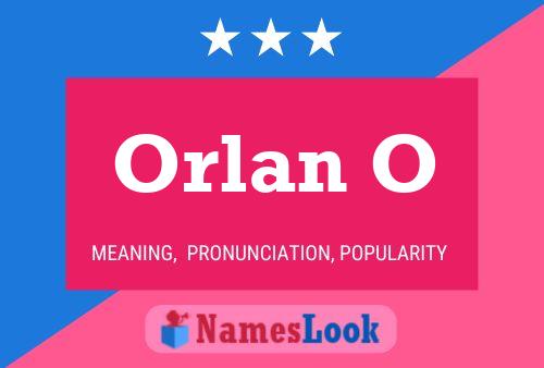 Orlan O Name Poster