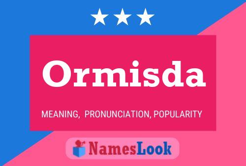 Ormisda Name Poster