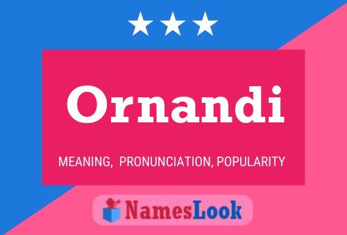 Ornandi Name Poster