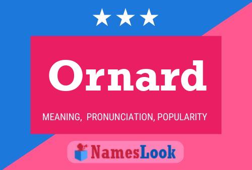 Ornard Name Poster