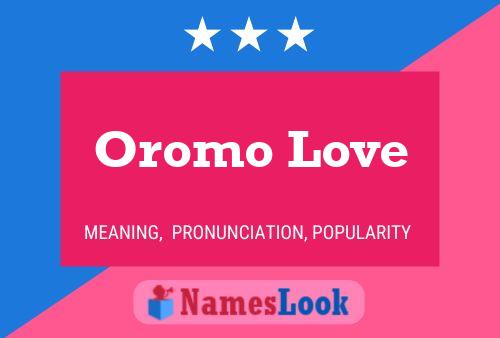 Oromo Love Name Poster