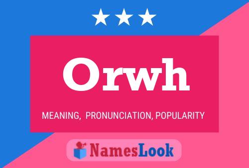 Orwh Name Poster