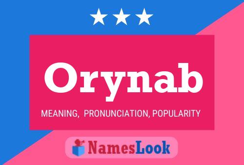 Orynab Name Poster