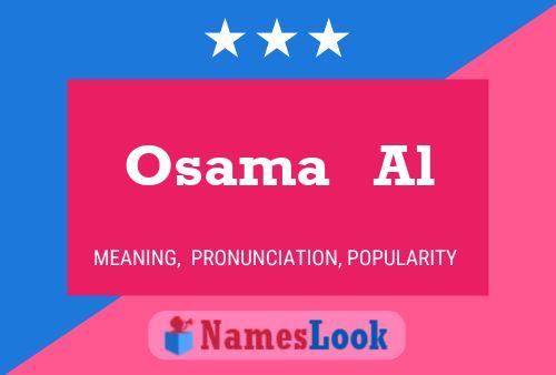 Osama   Al Name Poster