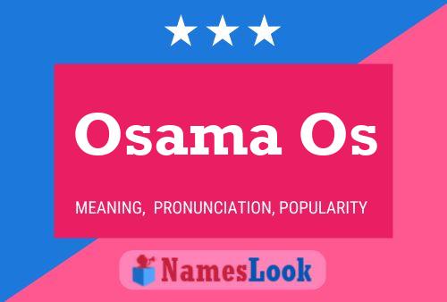 Osama Os Name Poster